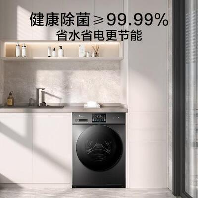 小.天鹅变频滚筒全自动10kg智能洗烘干一体洗衣机TD100V23PRO