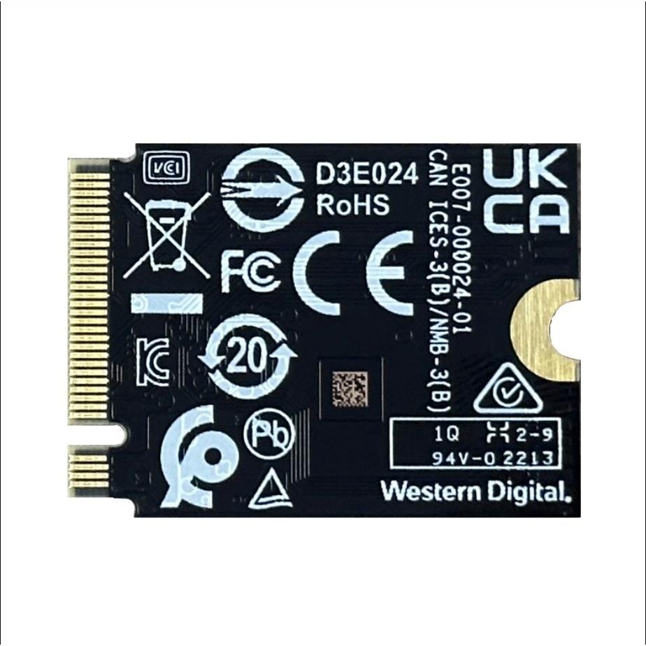 WD/西部.数据SN740512G1T2TM.22230SSD固态硬盘PCIE4.0NVMe