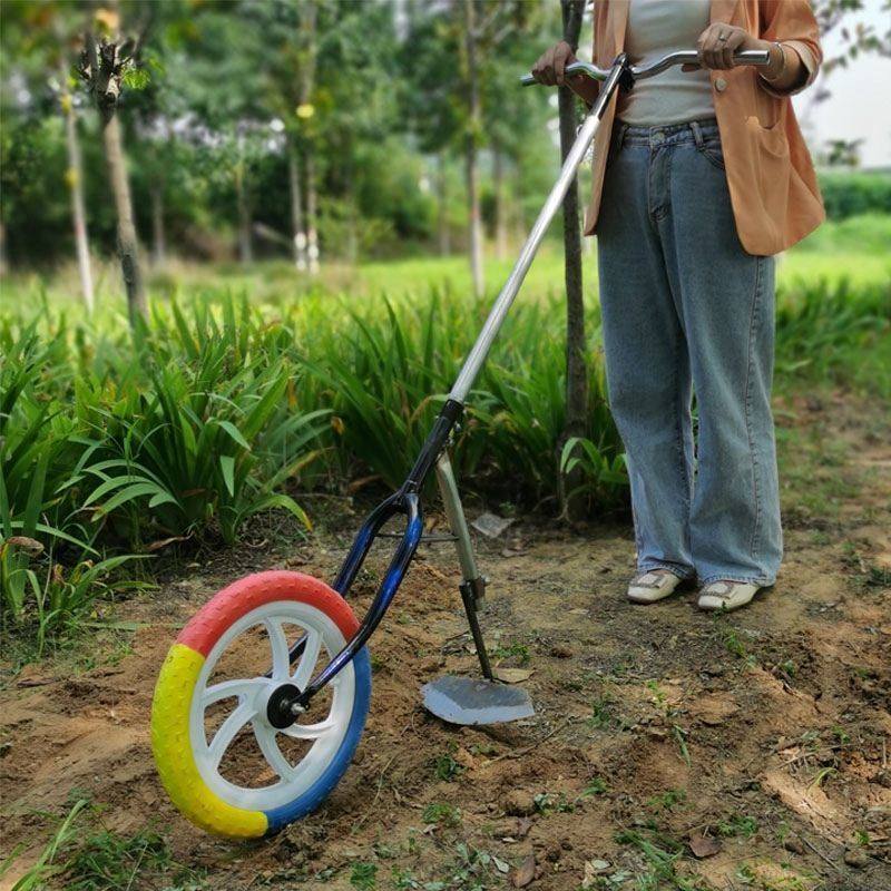 翻地松土锄草锄地铲子除草神器开沟机小型农用工具耕地机新型开荒_虎窝淘