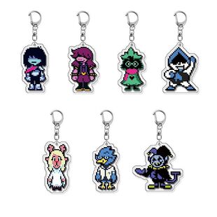 【多款可选】像素风Deltarune周边卡通游戏人物亚克力钥匙扣挂件