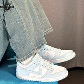 FB9109 Nike Dunk舒适百搭防滑透气低帮蓝白女复古休闲板鞋 105