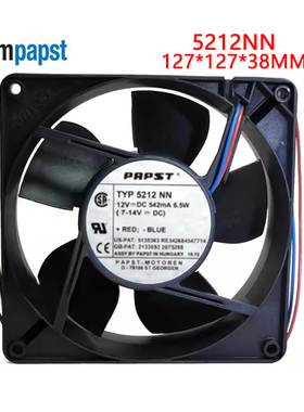 全新原装德国正品风扇 5212NN 12738 12V 6.5W机箱机柜散热风扇