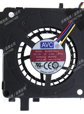 原装AVC BNTA0613R2H DC12V 0.24A BAZB0615R2U DC12V 0.25A风扇