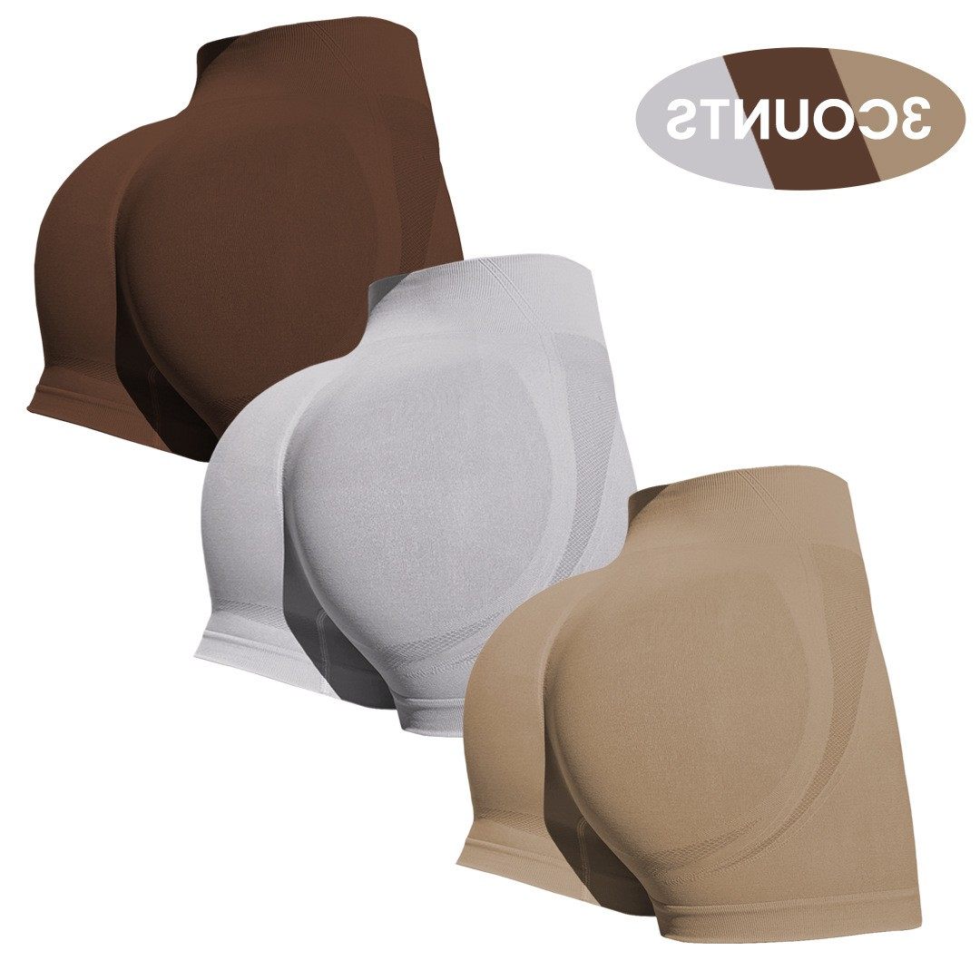 跨境爆款无缝针织蜜桃笑脸纯色透气三分瑜伽裤跑步健身运动短裤女,个性定制/设计服务/DIY,连衣裙加工定制,淘宝优惠券,粉丝福利购,淘宝优惠卷