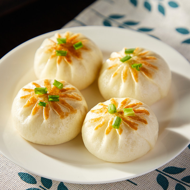 安井迷你煎包约36个生煎包子锅贴早餐半成品方便速食猪肉包子商用