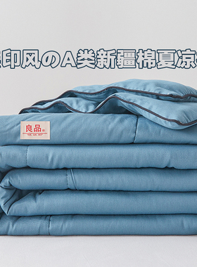 A类超软新疆棉夏被空调被全棉纯棉夏天薄被子学生宿舍被芯可机洗