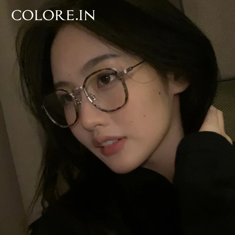 素颜神器眼镜女韩潮ins风高级感大脸显瘦近视可配度数眼睛框镜架