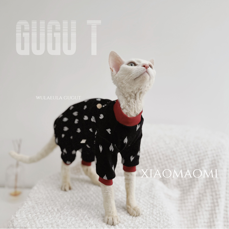 GUGUT无毛猫德文猫秋冬保暖