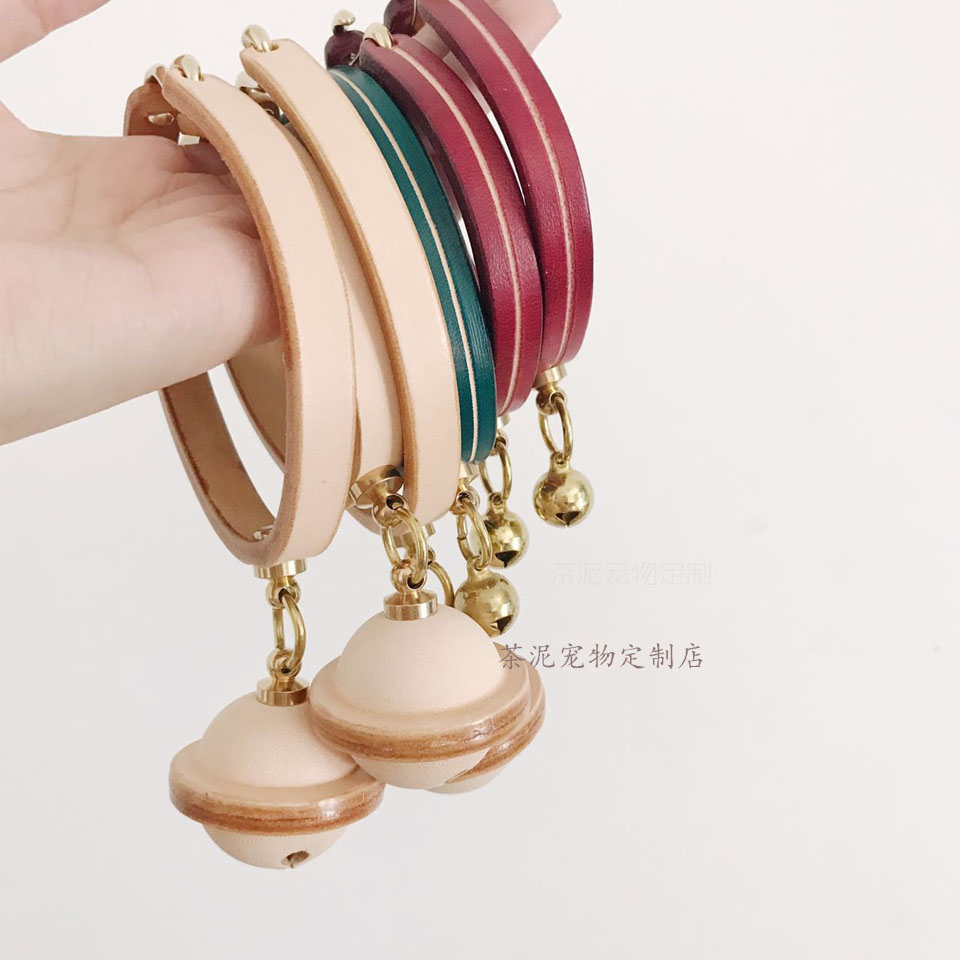 手工制作宠物皮项圈GUGUT可定制