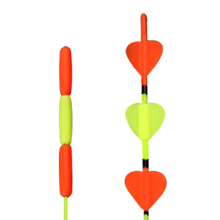 鱼漂尾泡沫浮珠对撞醒目豆加粗高灵敏近视对碰放大豆配件钓鱼用品