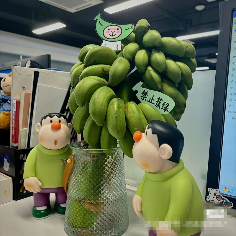 禁止蕉绿水培香蕉绿植小米蕉苹果蕉西贡蕉带杆发可食用办公室绿植