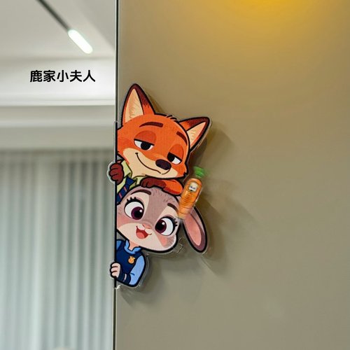 5个装~疯狂动物城可爱冰箱贴