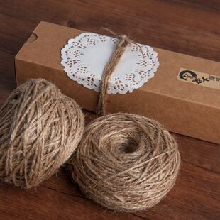 手工纯天然麻绳 手工DIY信封信纸 礼物包装手编森系手账复古装饰