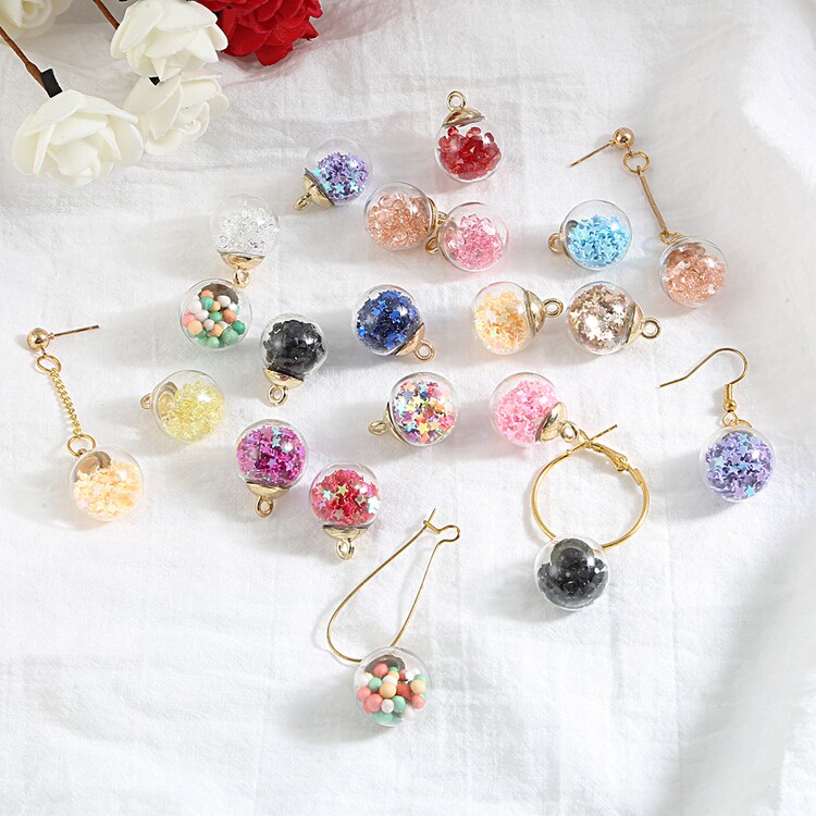 10 colour transparent star Sequins crystal Glass ball diy manual make Earrings Jewelry Material Sciencein the Accessories/Fashion Jewelry,  DIY Fitting , Other DIY Jewelry Accessories  category - from Buy2taobao.com to provide professional Taobao agent buy service