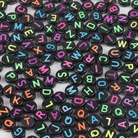 Acrylic loose beads, English letter beads, diy accessories, hand-strung beads, friendship bracelet, necklace, jewelry material package thumbnail 8