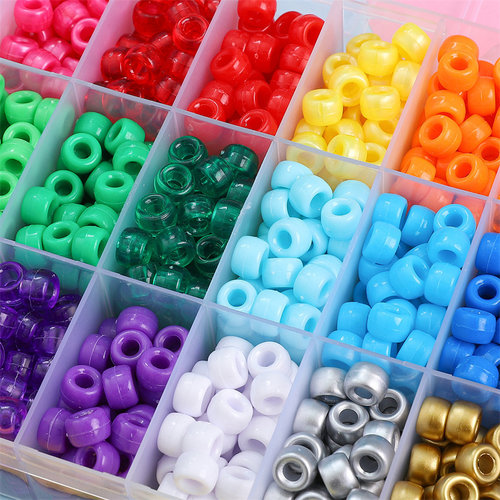 24格彩虹系桶珠套盒手串散珠子