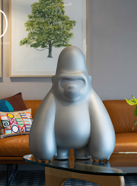 IF AUDIO STUDIO 大卫猿蓝牙音响 创意家居猩猩摆件 hifi音响