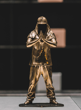 黄玉作者人物街头限量手工艺术品