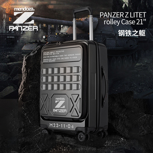 MENDOZA旅行箱PANZER Z LITE系列复古风经典款行李箱大容量拉杆箱
