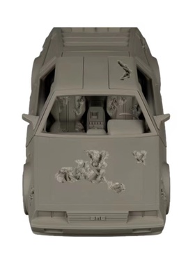 丹尼尔阿尔轩车模摆件艺术家《被侵蚀的DeLorean》装饰品收藏品