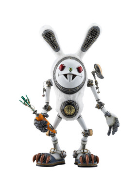 2023Wootan兔子限量收藏品树脂