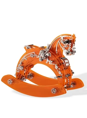 不锈钢记忆木马摆放艺术品限量