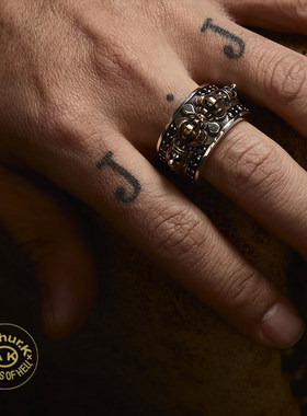 男女通用925银日本原创设计戒指