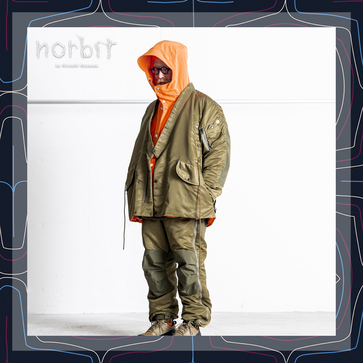 ALPHA联名款日式工装风衣