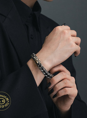 ArthurK男925银原创设计手链