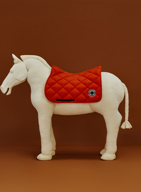 AWHITE毛绒玩偶战马雕塑摆件