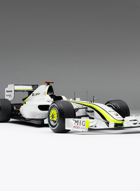 Amalgam 布朗F1 BGP 001 1:8 车模 2009 Monaco 艺术模型收藏限量