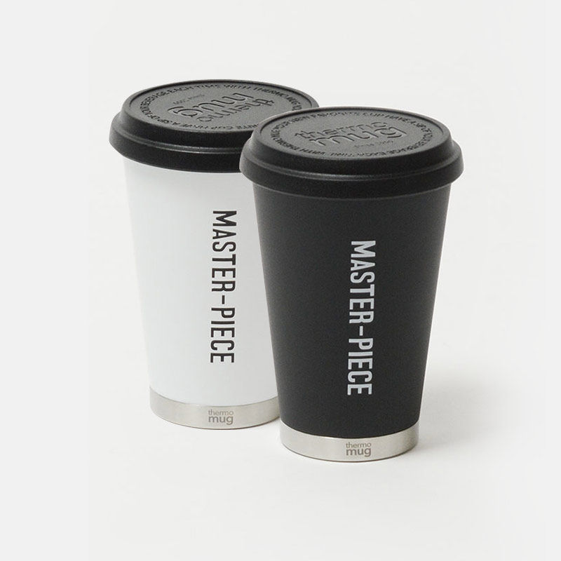 masterpiece × thermo mug水杯咖啡不锈钢杯保温杯办公随手杯子