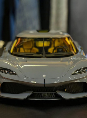 FRONTIART 1:8 科尼塞克 Gemera汽车车模铁灰色全球限量收藏摆件