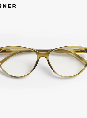 BARNER 户外阅读镜猫眼眼镜框镜架素颜神器大框抗疲劳防蓝光眼镜