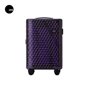 ITO PISTACHIO 个性DIY透明旅行箱20寸 拉杆箱行李箱万向轮