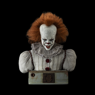 ECC 小丑回魂PENNYWISE半身雕像 1:1等比例胸像摆件艺术收藏品