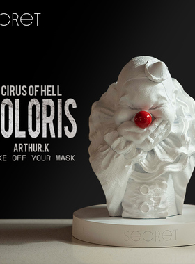 树脂雕塑潮流艺术小版小丑摆件