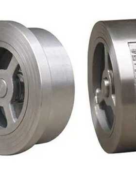 H71/76W-16P/25P不锈钢对夹止回阀304升降式止回阀水泵单向止回阀