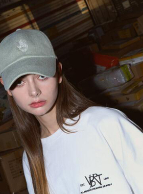 现货秒发！韩国直邮正品潮牌VIBRATE振动-颜料手标棒球帽