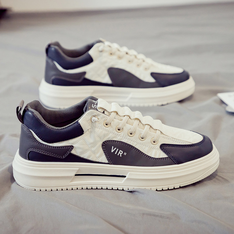 2024春季新款小白潮鞋老爹男款男鞋百搭休闲运动板鞋皮鞋网红爆款