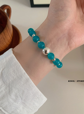 KISOL新中式天然石水晶手链手作
