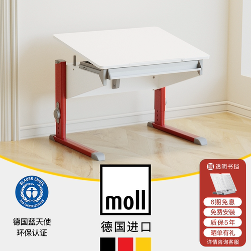 德国moll摩尔儿童学习桌E0级升降