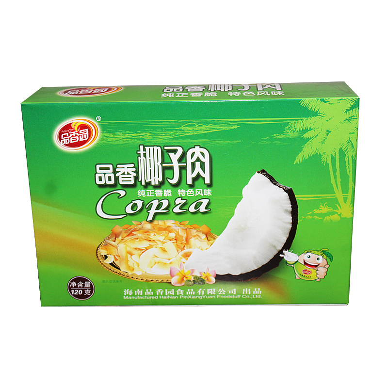香脆椰片  品香园品香椰子肉120克