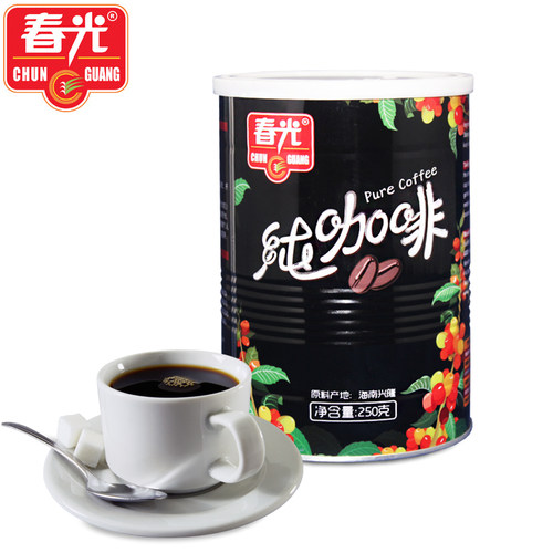 海南春光纯咖啡粉250g  要去渣 咖啡 原味