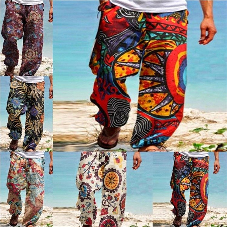 欧美独立站新款男装青年印花宽松休闲长筒裤,个性定制/设计服务/DIY,连衣裙加工定制,淘宝优惠券,粉丝福利购,淘宝优惠卷