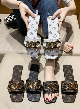 women flat slippers big size 42 beach shoes头沙滩一字拖鞋子