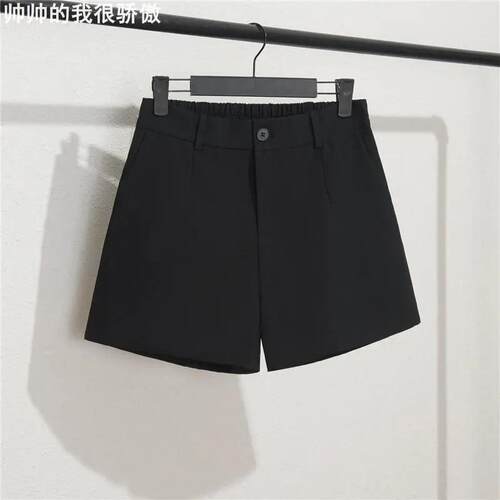 Khaki Shorts and Pants for Women卡其色西装短裤女黑色阔腿西裤