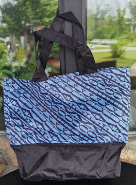 外贸日单大容量防水牛津布手拎包便当包环保购物袋手提袋收纳袋