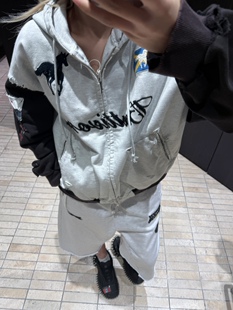 project1|protocol vibe秋冬做旧水洗破洞拼接战马刺绣卫衣男女