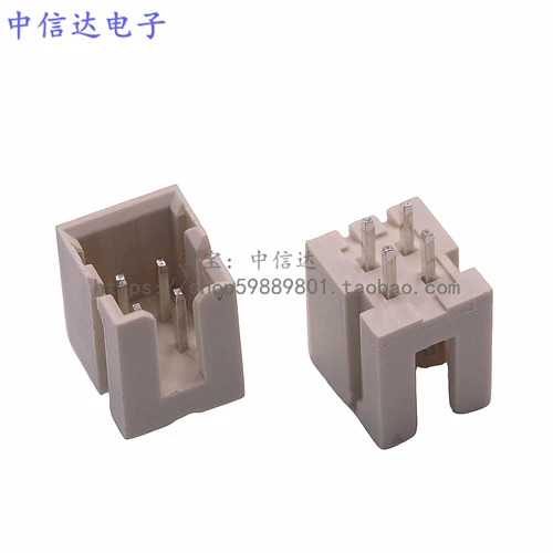 Xhd2.5 Прямая штифта разъема 2,5 мм двойная строка XHD-4A 6A 24A Клемм разъема Прямой штифт Прямой штифт